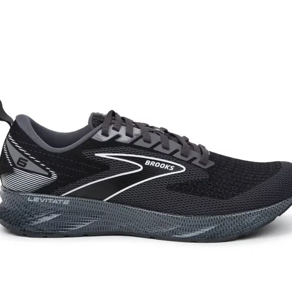 Brooks | Shoes | Brooks Mens Ebony Black Levitate 6 Mesh  display picture 3